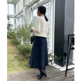 【きれいめ】パール調デザイン アラン柄ニット | Couture brooch | 詳細画像13