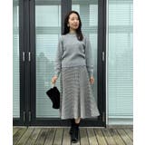 【きれいめ】パール調デザイン アラン柄ニット | Couture brooch | 詳細画像21