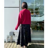 【きれいめ】パール調デザイン アラン柄ニット | Couture brooch | 詳細画像35