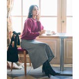 【きれいめ】パール調デザイン アラン柄ニット | Couture brooch | 詳細画像32