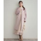 【S-LL/キラキラリブニット】チュールドッキング ワンピース | Couture brooch | 詳細画像4