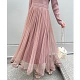 【S-LL/キラキラリブニット】チュールドッキング ワンピース | Couture brooch | 詳細画像42