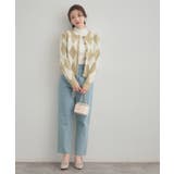 アーガイルニットカーディガン | Couture brooch | 詳細画像11