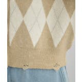 アーガイルニットカーディガン | Couture brooch | 詳細画像20