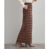 シャギーチェックIラインスカート | Couture brooch | 詳細画像2