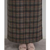 シャギーチェックIラインスカート | Couture brooch | 詳細画像21