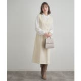 【ハレの日・通勤】フリンジツイードジャンスカ | Couture brooch | 詳細画像1 