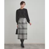 【洗える/微起毛】Iライン チェックスカート | Couture brooch | 詳細画像1 