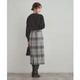 【洗える/微起毛】Iライン チェックスカート | Couture brooch | 詳細画像3 