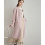 【通勤/ビジューブローチ付き】ノーカラー ロングコート | Couture brooch | 詳細画像17 