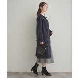 【通勤/ビジューブローチ付き】ノーカラー ロングコート | Couture brooch | 詳細画像28 