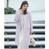 【通勤/ビジューブローチ付き】ノーカラー ロングコート | Couture brooch | 詳細画像28 