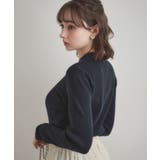 【洗える・着映え】袖リボン リブニット | Couture brooch | 詳細画像34 