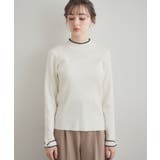 【洗える・着映え】袖リボン リブニット | Couture brooch | 詳細画像44 