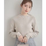 【洗える・着映え】袖リボン リブニット | Couture brooch | 詳細画像15 