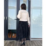 【洗える・通勤】レース ドッキング ニット | Couture brooch | 詳細画像9 