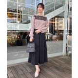 【洗える・通勤】レース ドッキング ニット | Couture brooch | 詳細画像17 