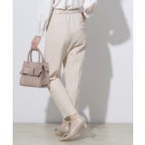 【セレモニーシーン/お仕事にも】ダブルクロステーパードパンツ | Couture brooch | 詳細画像6 