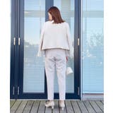 【セレモニーシーン/お仕事にも】ダブルクロステーパードパンツ | Couture brooch | 詳細画像9 