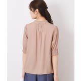 【SS～LLサイズ・二の腕カバー・通勤】RTピケシャーリングブラウス | Couture brooch | 詳細画像42 