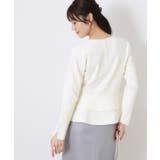 【大人可愛い・通勤】バックパール調ペプラムニット | Couture brooch | 詳細画像7