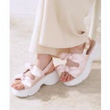 ノットリボン厚底スポーツサンダル | Couture brooch | 詳細画像1