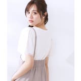 【二の腕カバー・通勤】レース袖テレコトップス | Couture brooch | 詳細画像6 