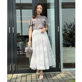 【二の腕カバー・通勤】レース袖テレコトップス | Couture brooch | 詳細画像42 