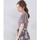 【二の腕カバー・通勤】レース袖テレコトップス | Couture brooch | 詳細画像40 