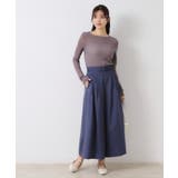 【きれいめ・大人カジュアル・通勤】デニムライクスカンツ | Couture brooch | 詳細画像15 