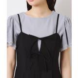 【大人可愛い・肩紐調節可能】リボンキャミサロペット | Couture brooch | 詳細画像29 