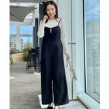 【大人可愛い・肩紐調節可能】リボンキャミサロペット | Couture brooch | 詳細画像20 