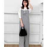 【大人可愛い・肩紐調節可能】リボンキャミサロペット | Couture brooch | 詳細画像6 