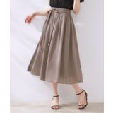 【きれいめ・通勤】細リボン付きパレットボイルスカート | Couture brooch | 詳細画像4 