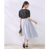 【きれいめ・通勤】細リボン付きパレットボイルスカート | Couture brooch | 詳細画像10 