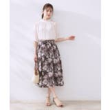 【きれいめ・通勤】細リボン付きパレットボイルスカート | Couture brooch | 詳細画像31 