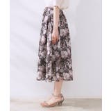 【きれいめ・通勤】細リボン付きパレットボイルスカート | Couture brooch | 詳細画像46 