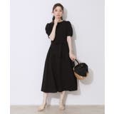 【細見え・キレイめ】サッカータックワンピース | Couture brooch | 詳細画像1 