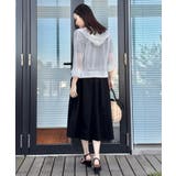 【細見え・キレイめ】サッカータックワンピース | Couture brooch | 詳細画像9 