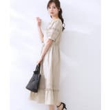 エシカルコットン タック＆フリルワンピース | Couture brooch | 詳細画像11 