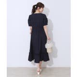 エシカルコットン タック＆フリルワンピース | Couture brooch | 詳細画像22 