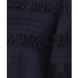 エシカルコットン タック＆フリルワンピース | Couture brooch | 詳細画像23 