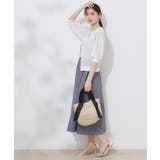 【前後2WAY・二の腕カバー】ダブルパール調釦5分袖シアーカーディガントップス | Couture brooch | 詳細画像2 