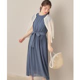 【前後2WAY・二の腕カバー】ダブルパール調釦5分袖シアーカーディガントップス | Couture brooch | 詳細画像11 