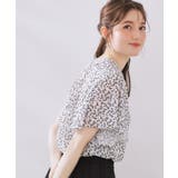 【キレイめ・通勤】前後2WAY楊柳フレアー袖ブラウス | Couture brooch | 詳細画像32 