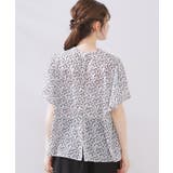 【キレイめ・通勤】前後2WAY楊柳フレアー袖ブラウス | Couture brooch | 詳細画像46 