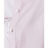 【洗える・オシャレな透け感】パール調ボタンシアーシャツ | Couture brooch | 詳細画像53 