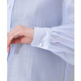 【洗える・オシャレな透け感】パール調ボタンシアーシャツ | Couture brooch | 詳細画像61 