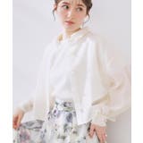 【洗える・オシャレな透け感】パール調ボタンシアーシャツ | Couture brooch | 詳細画像7 