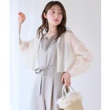 【洗える・オシャレな透け感】パール調ボタンシアーシャツ | Couture brooch | 詳細画像10 